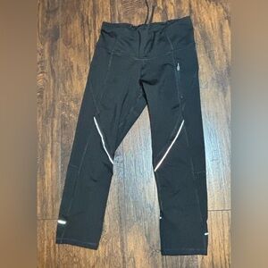Champion Black Women’s Leggings with white accents